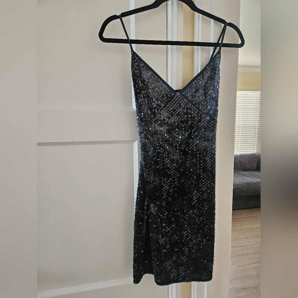 Zara sequin dress